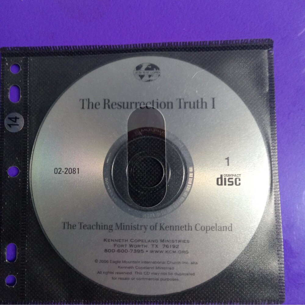 Audiobook~ The resurrection truth- Kenneth Copeland- 2CDs Cds Only